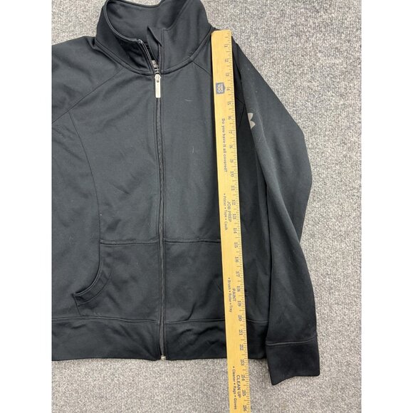 Under Armour Jacket Womens Small Black AllSeasonGear Full Zip Performance Gym - Picture 4 of 6